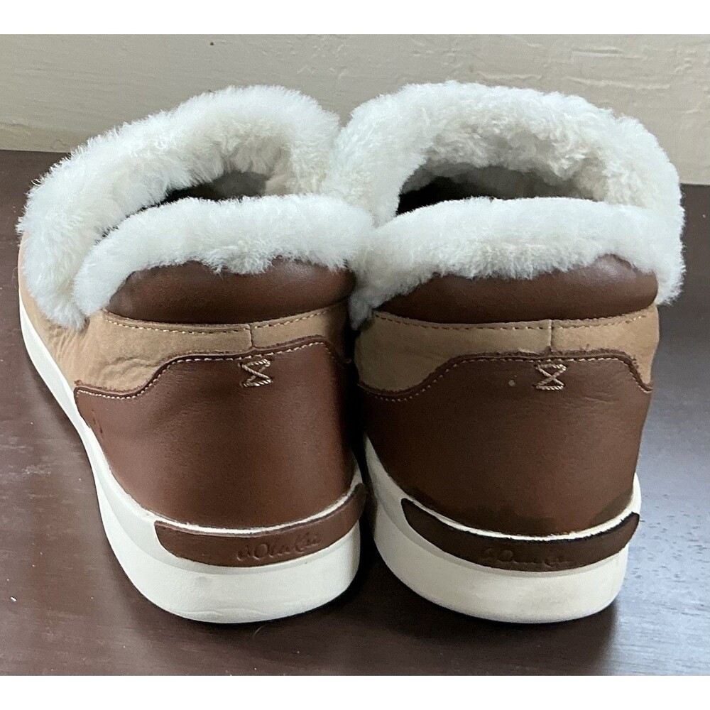 OluKai Malua Hulu Women’s Shearling Lined Slip On Sneaker Size 9 Waterproof - Picture 2 of 7